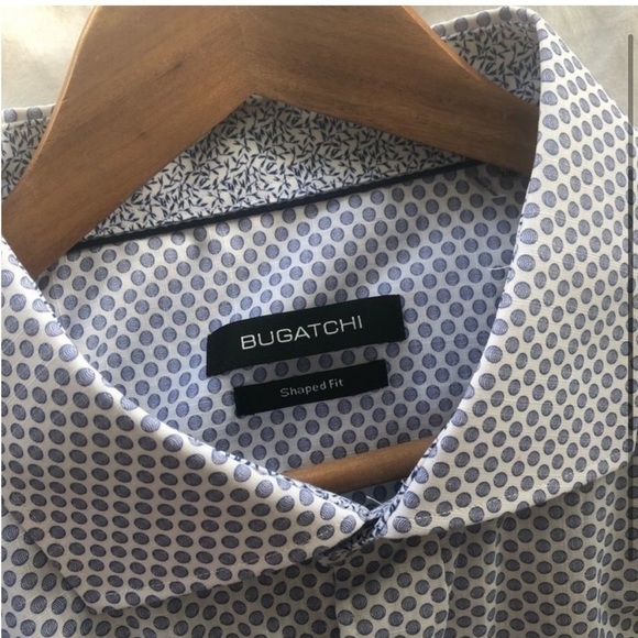 Mens Bugatchi Dress Shirt - Picture 3 of 4